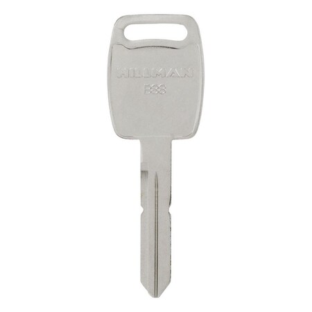 Hillman Automotive Universal Key Blank for Double Sided for GM - Case of 10; Silver 5936893